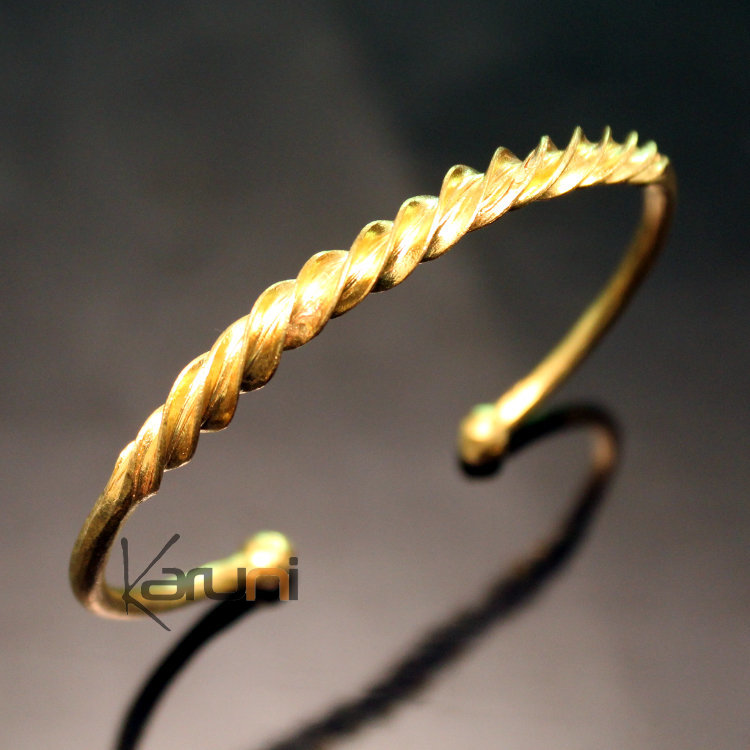 Fulani golden Bracelet in bronze 02