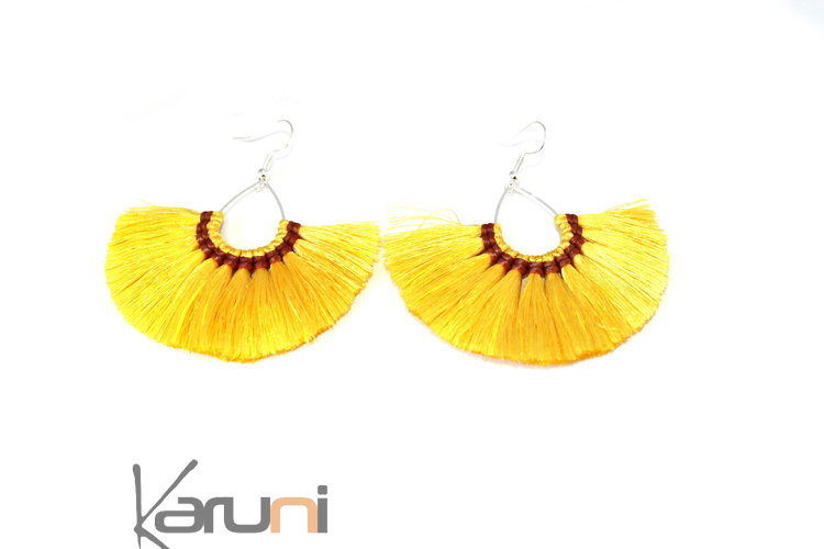 Yellow Yarns Thai Earrings 4011 