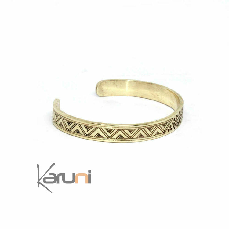Tuareg engraved bracelet bronze K
