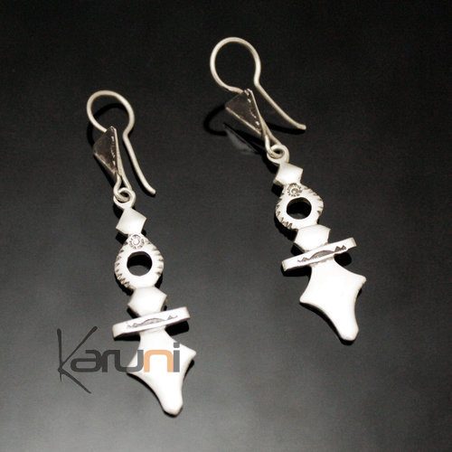 Tuareg Earrings Southern Zinder in Silver 49