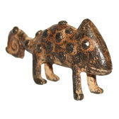 Dogon bronze chameleon