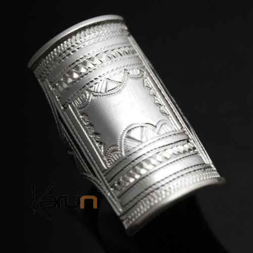 Ethnic Signet Ring Sterling Silver Big Jewelry Men/Women Tuareg Tribe Design 05