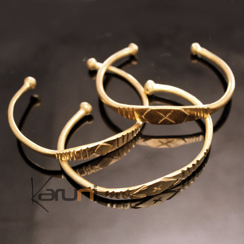 Fulani golden Bracelet in bronze Adjustable