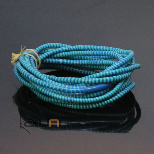 JOKKO Plastic Recycled Turquoise Bracelets (x12)