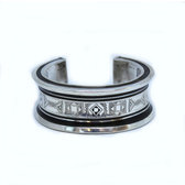 Silver ebony bracelet