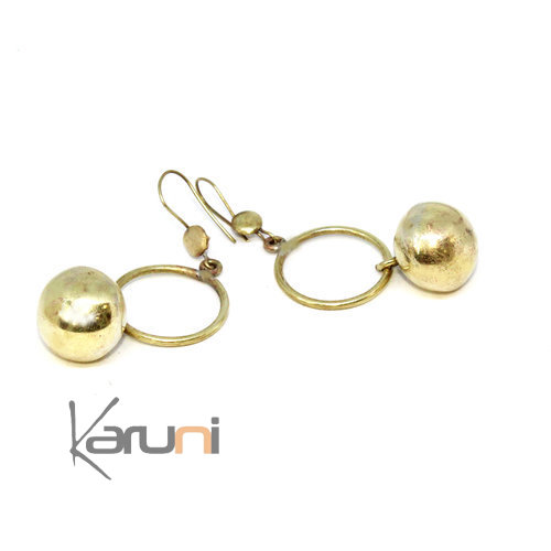 Ball Bronze earrings