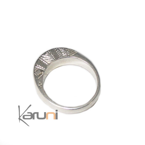Flat Exclusive Silver Ring - KARUNI