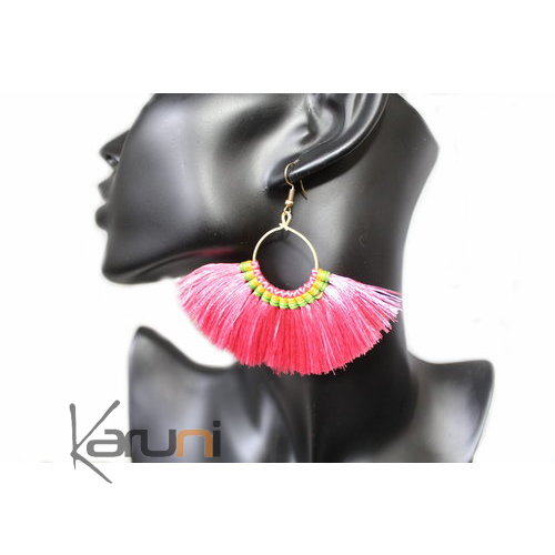 Pink fancy earrings
