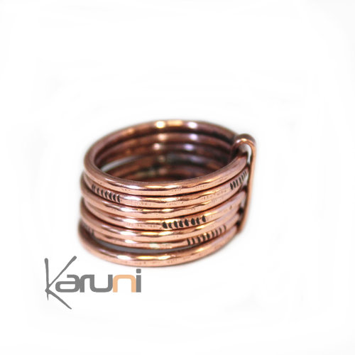 Fancy Copper Weekly Ring 1072
