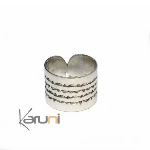 Reversible Ethnic Sterling Silver Ring 1079