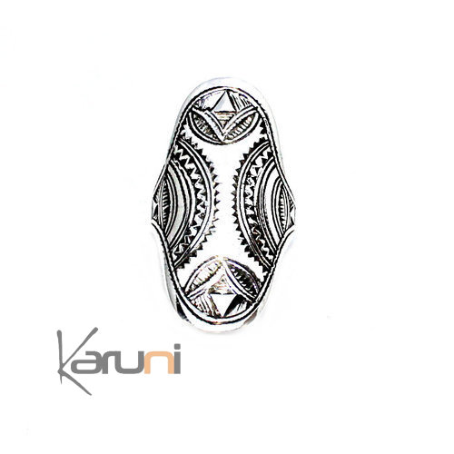 Sterling Silver Engraved Ring 1118