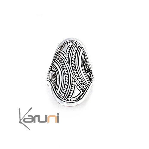 Sterling Silver Engraved Ring 1119