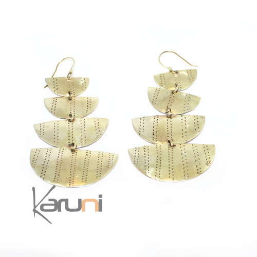 Golden earrings Peul Fulani