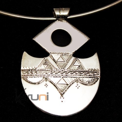 African Southern Cross Necklace Pendant Sterling Silver   Moon Tuareg Tribe Design 38