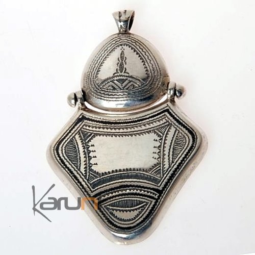 Tuareg pendant in joint silver 2