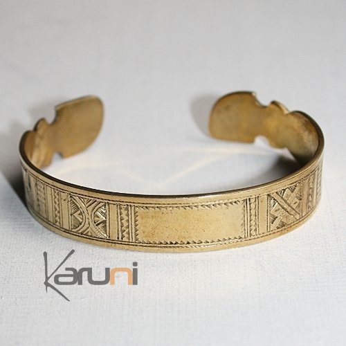 Tuareg engraved bracelet bronze 02 Karuni
