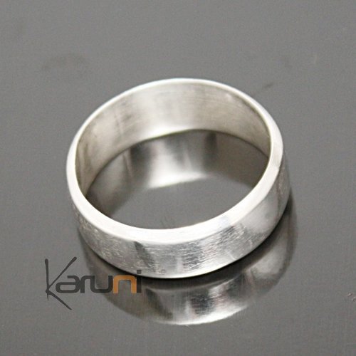  Silver Ring Ring Men / Women Smooth 01 Band Inspiration Karuni