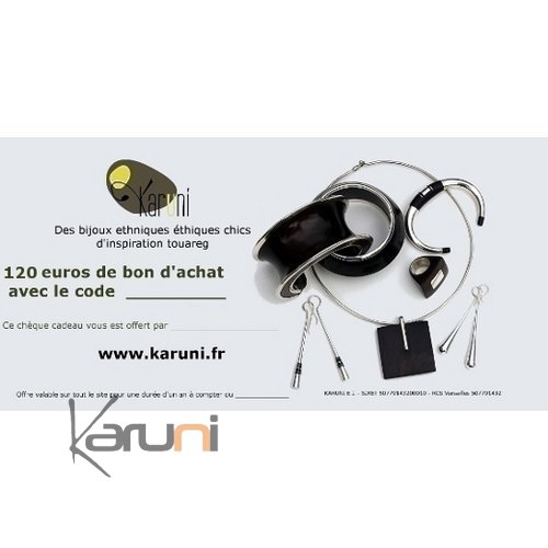 Gift Cards Online Jewelry Home Decor Karuni Store 120 euros