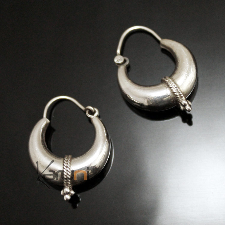 925 Sterling Silver earrings Créoles 93