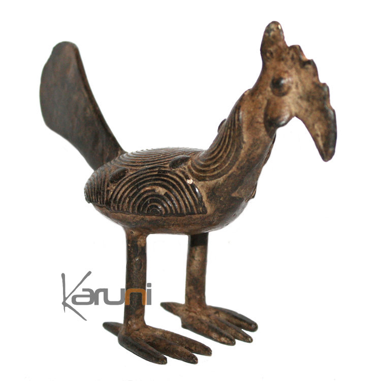 Malian Amulet Bronze Rooster