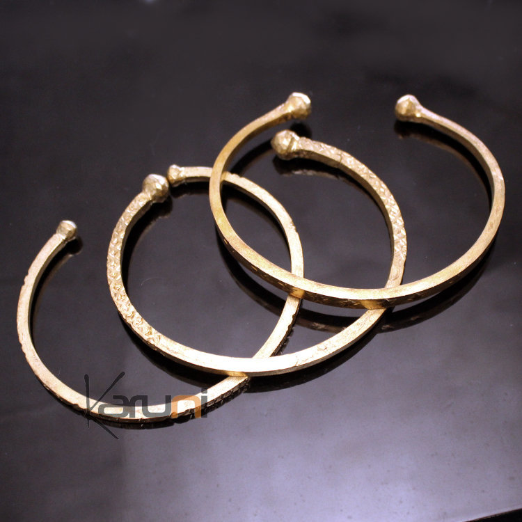 Fulani Jewelry Bracelet Bangle Traditional Golden Bronze Ethnic bracelet 26