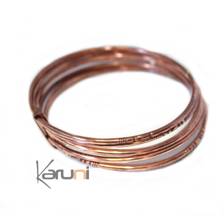 Seven-band Fancy Bracelet Copper