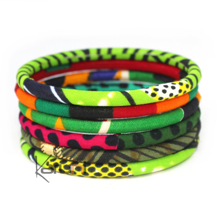 Mix Green Wax Bracelets