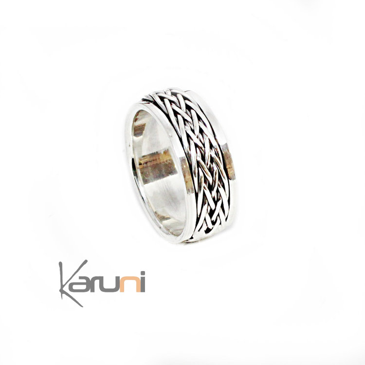 925 Sterling Silver Ring Anti Stress 1131