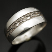 Ethnic Engagement Ring Wedding Tuareg Jewelry Sterling Silver Flat Engraved Men/Women 24