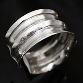  Touareg Ethnic Jewelry Silver Touareg Cuff Bracelet GAYA 01 - KARUNI