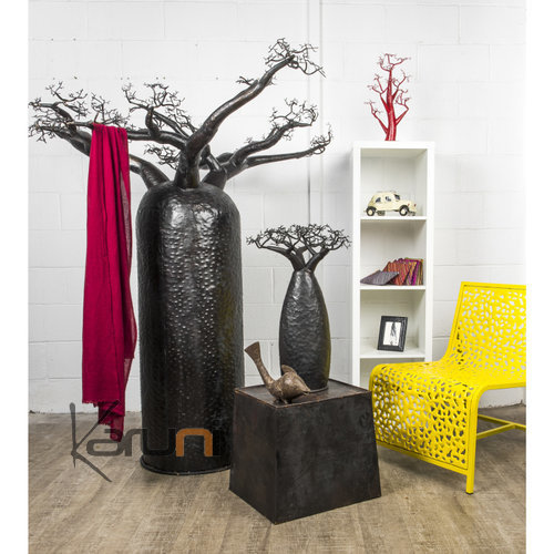 Jewelry Tree Baobab design jewelry holder 70cm recycled metal Madagascar