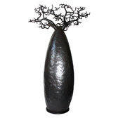 Jewelry Tree Baobab design jewelry holder 70 cm recycled metal Madagascar