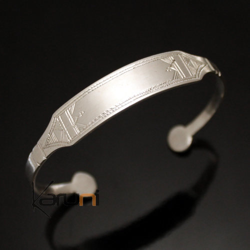 Ethnic Chain Bracelet Sterling Silver Jewelry Kid/Baby Tuareg Tribe Design 01