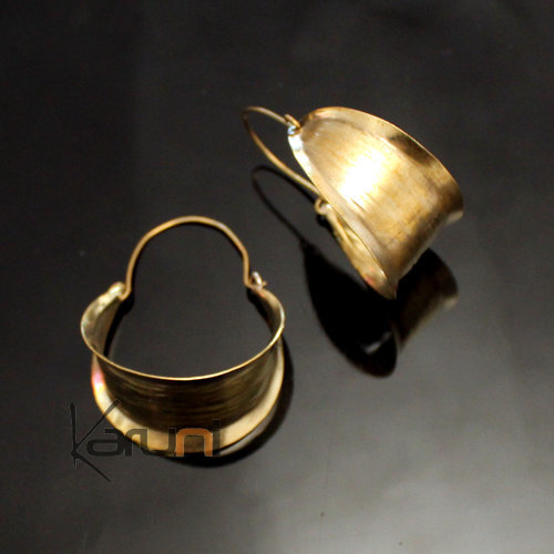 Fulani Earrings Golden Bronze 130