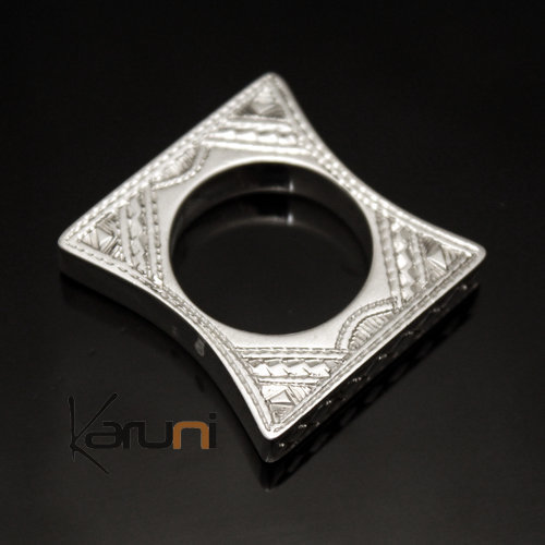 Ethnic Sterling Silver Ring 017