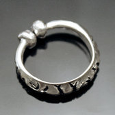 Ethnic silver ring