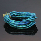 JOKKO Plastic Recycled Turquoise Bracelets (x12)