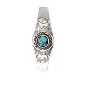 Silver turquoise bracelet 