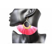 Pink fancy earrings