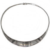Sterling silver necklace, craftmen of Niger
