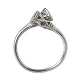 Ethnic Ring Sterling Silver Jewelry Adjustable Crossed Engraved Nail Tuareg Tribe Design KARUNI c