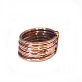 Copper Fancy ring
