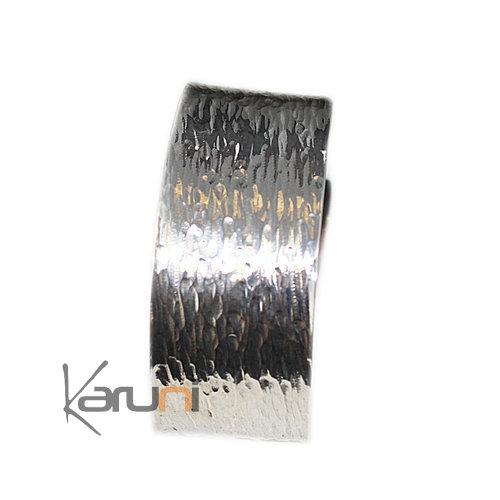 Sterling SilverHammered Bracelet Design KARUNI 3058
