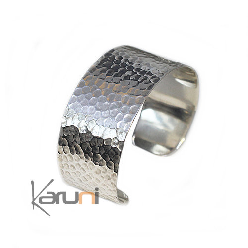 Sterling SilverHammered Bracelet Design KARUNI 3059