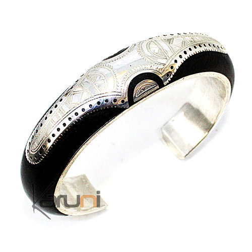 Ebony Sterling Silver Bracelet 3086