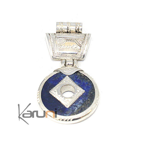 Sterling Silver Pendant Lapis Lazuli 7050