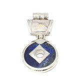 Lapis lazuli sterling silver pendant