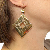 <Bronze earrings
