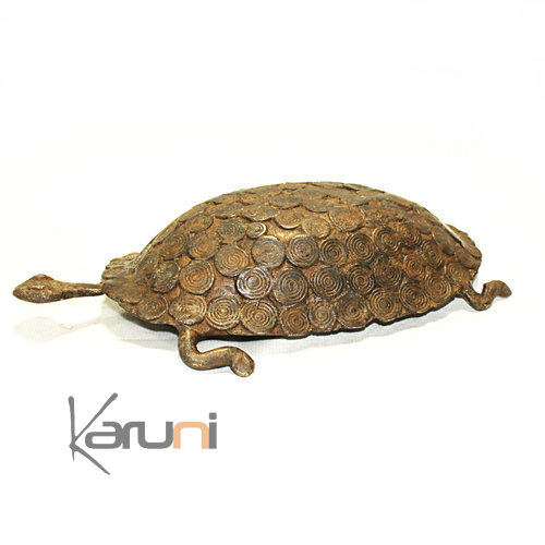 Dogon Bronze Sculpture Turtle