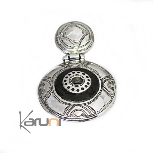 Sterling silve rjewel, ebony silver pendant